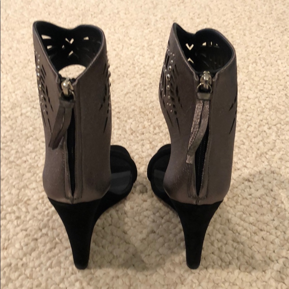 Iro Women’s Black Suede Wedges 38 Made in Italy - Picture 2 of 5